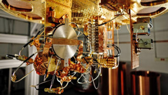 dilution refrigerator used to cool quantum processors
