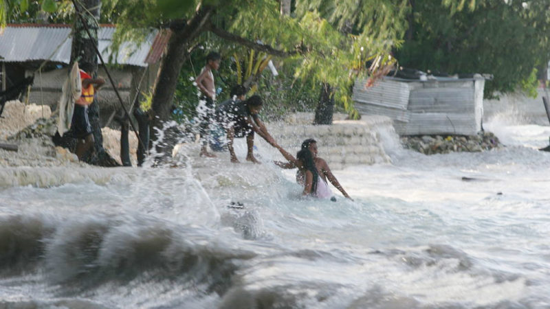 Kiribati king tide