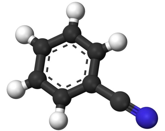cấu trúc hóa học benzonitrile