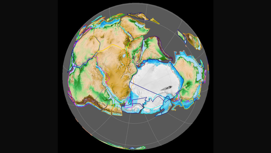 A мap of Gondwanaland