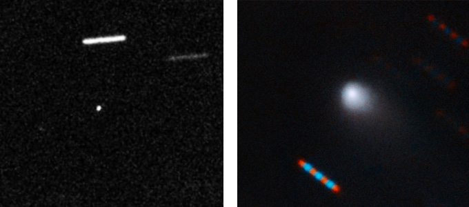 ‘Oumuamua and 2I/Borisov