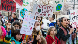 Climate protest