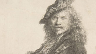 Rembrandt self-portrait