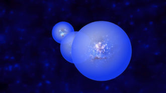ionized hydrogen bubbles