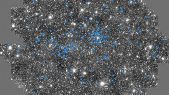 Milky way star cluster