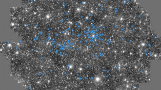 Milky way star cluster
