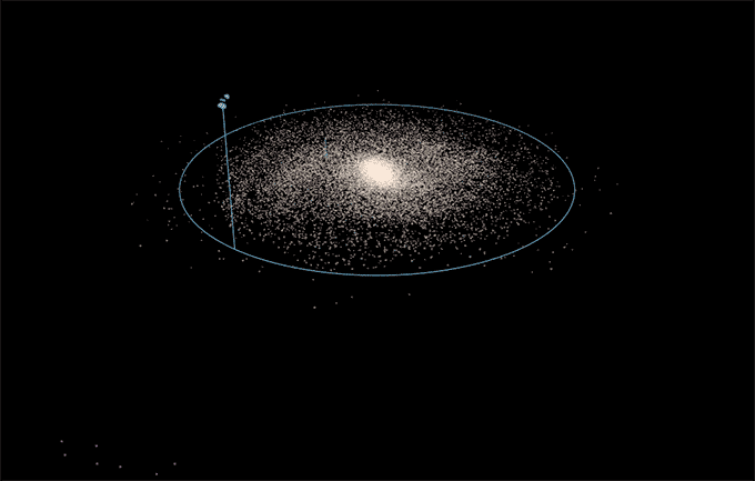 Newfound star cluster in the Milky Way animation