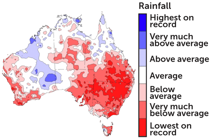 Rainfall map