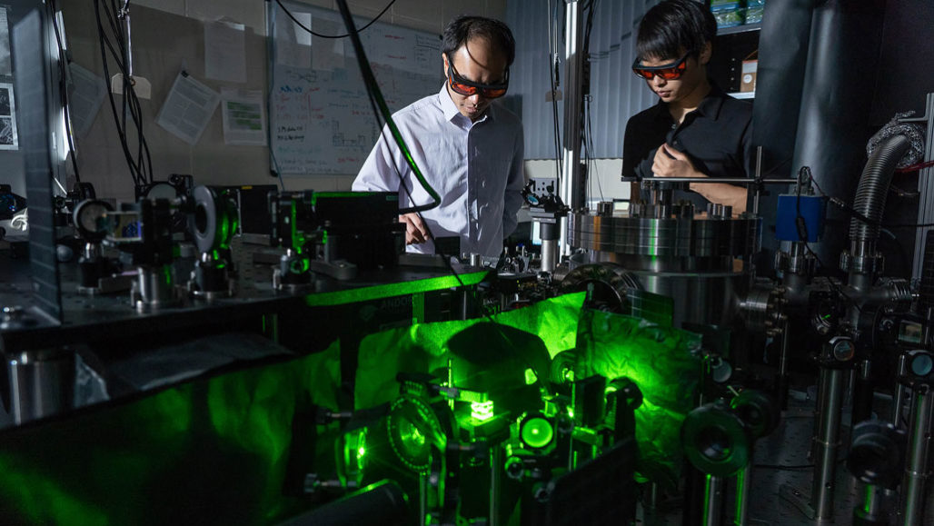 researchers working on torque sensor