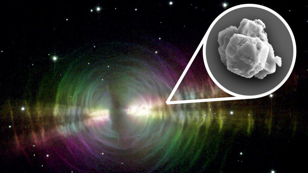 Egg nebula stardust