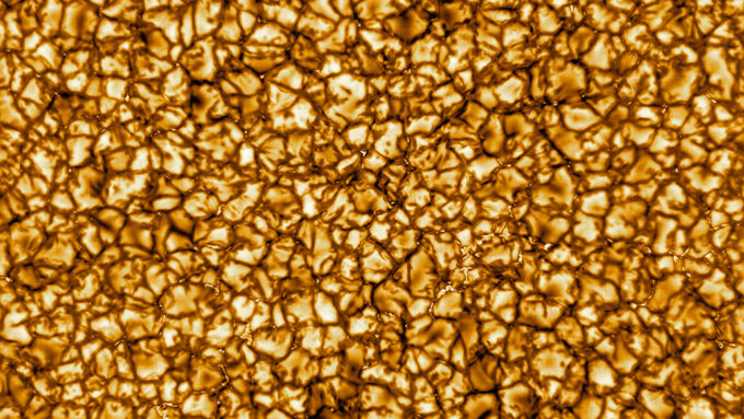Plasma on solar surface