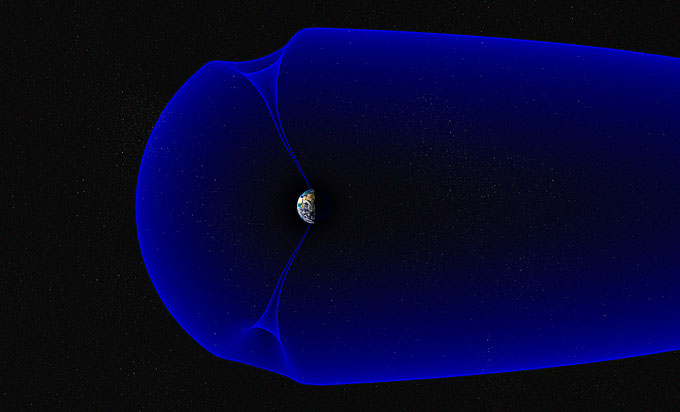 illustration of the magnetosphere