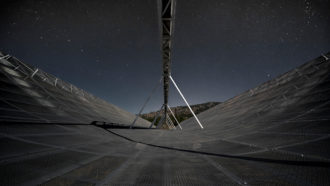 CHIME radio telescope