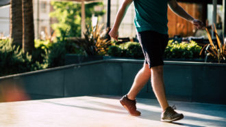man walking