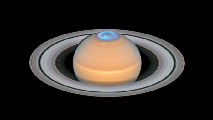 Saturn’s northern aurora