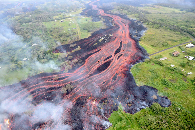 Kilauea lava flow