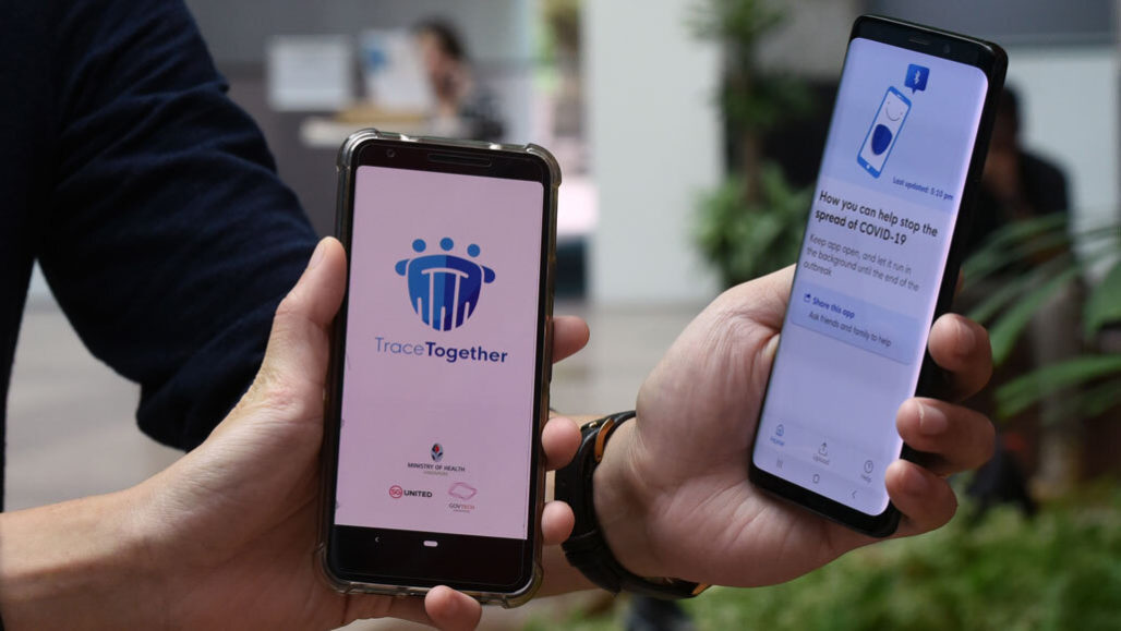 TraceTogether app