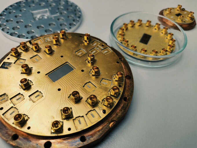 seven-qubit chip