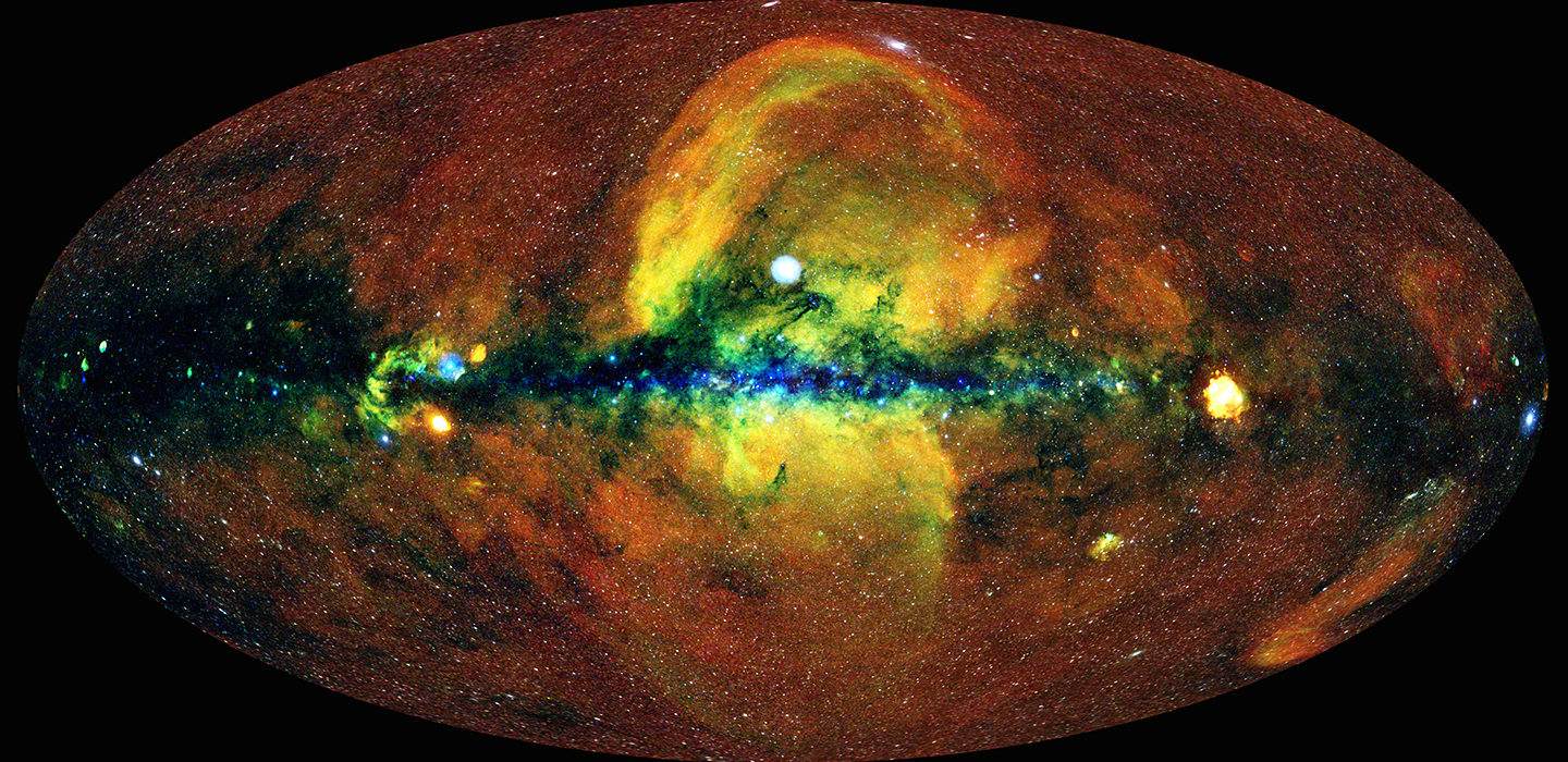 X-ray map of sky