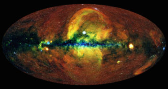 X-ray map of sky