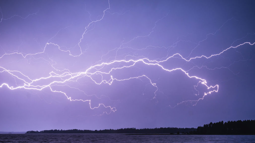 Two lightning megaflashes shattered distance and duration records