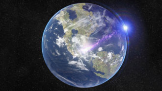 Earth about to be hit by asteroid