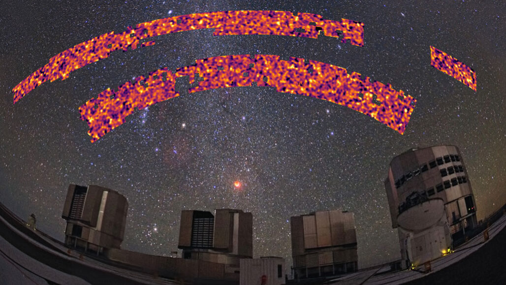 sky survey of universe's matter clumps