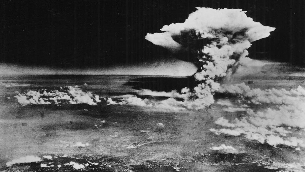 atomic bomb explosion at Hiroshima