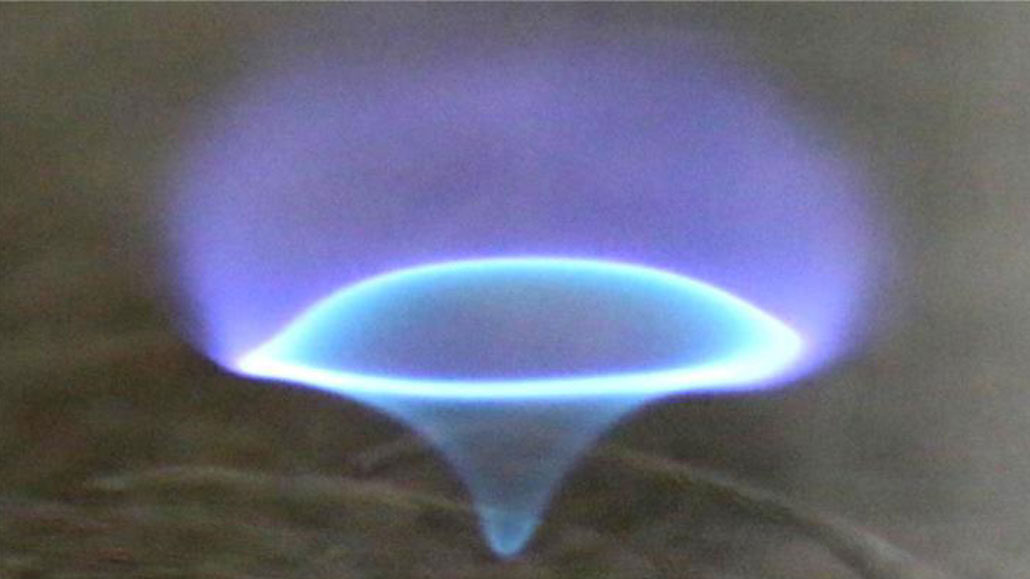 blue whirl flame