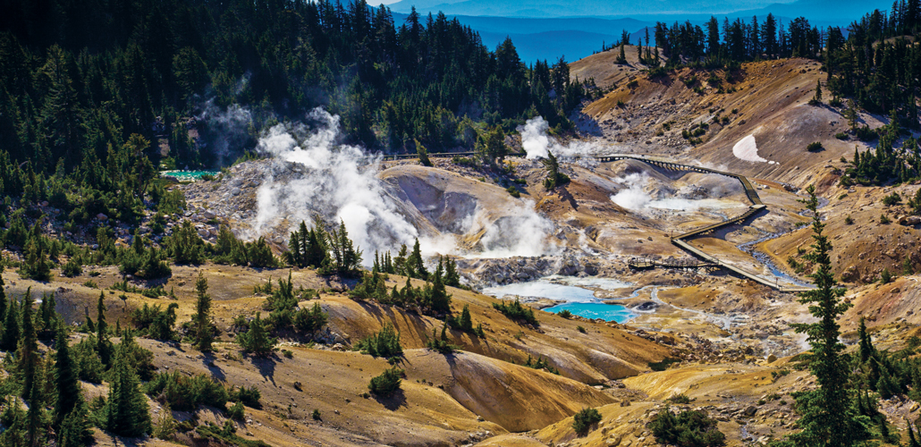 Bumpass Hell hot springs