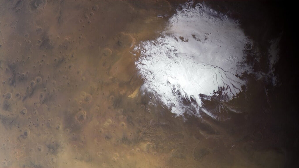 Mars south pole