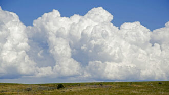 a photo of clouds