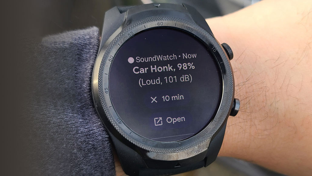 Eine Smartwatch-App warnt Benutzer mit Hörverlust auf Geräusche in der Nähe