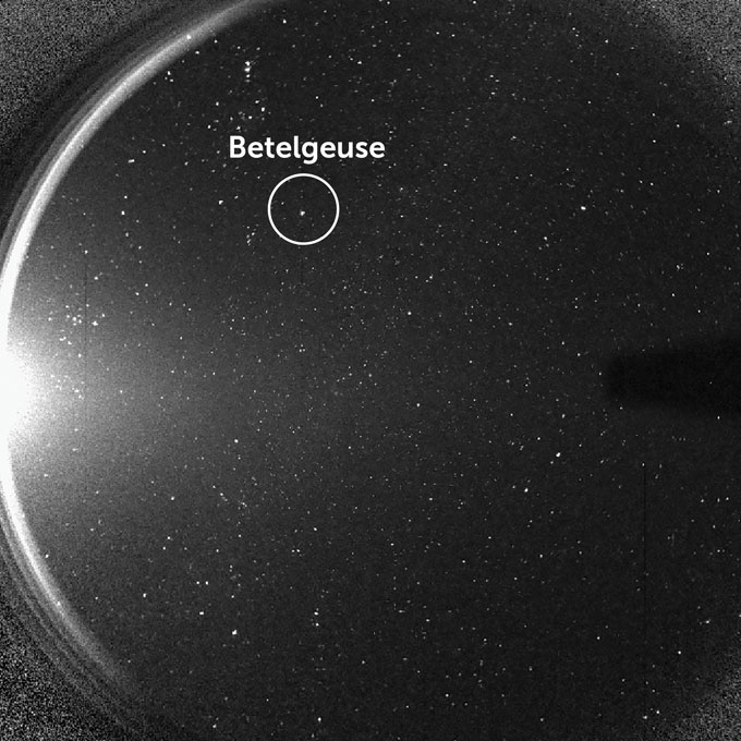 an image of Betelgeuse from STEREO