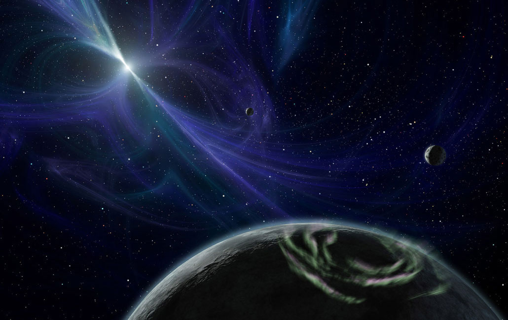 rocky planets orbiting pulsar PSR B1257+12