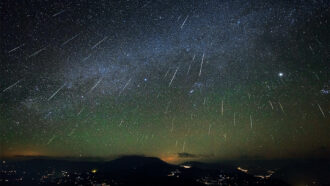 Geminid meteor shower