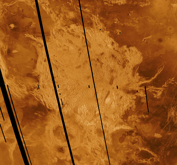 tessera on Venus