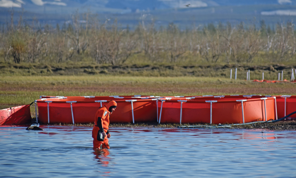 fuel spill in northern Russia