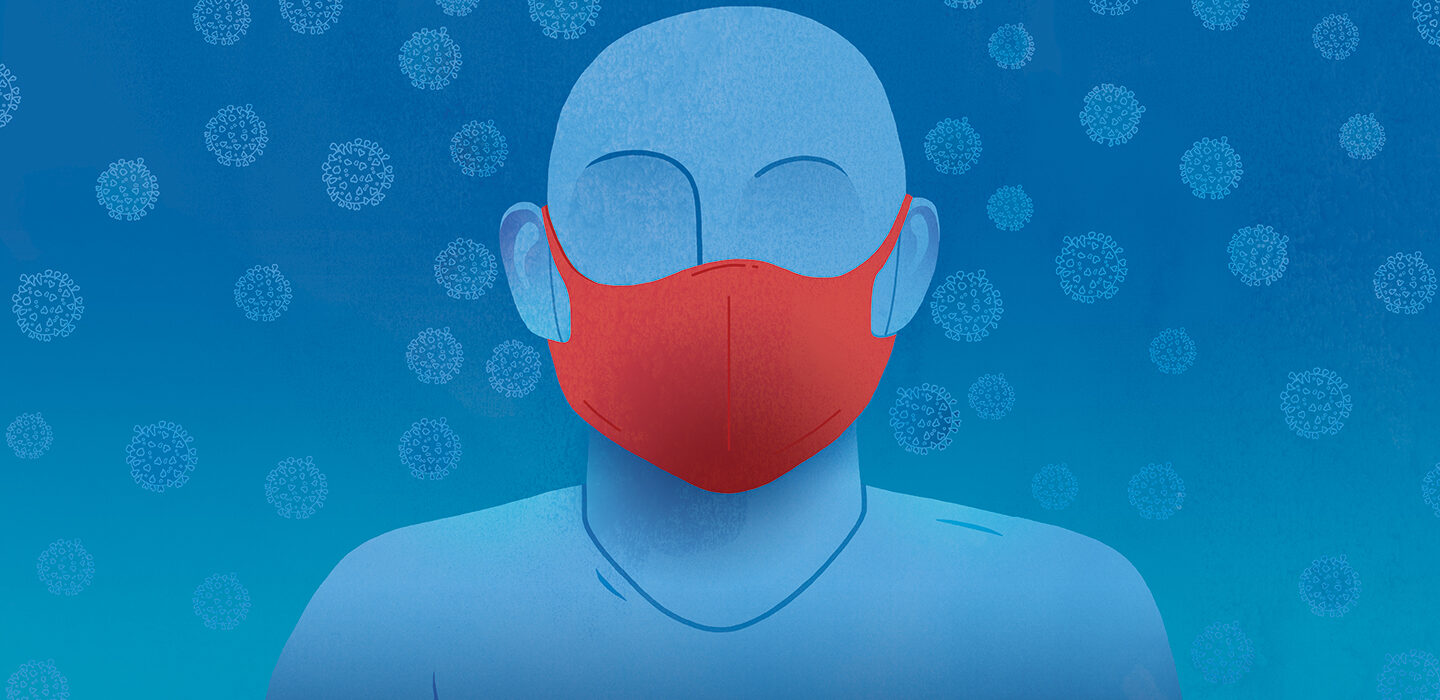 mask illustration