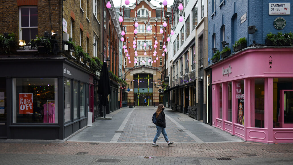 Carnaby Street in London