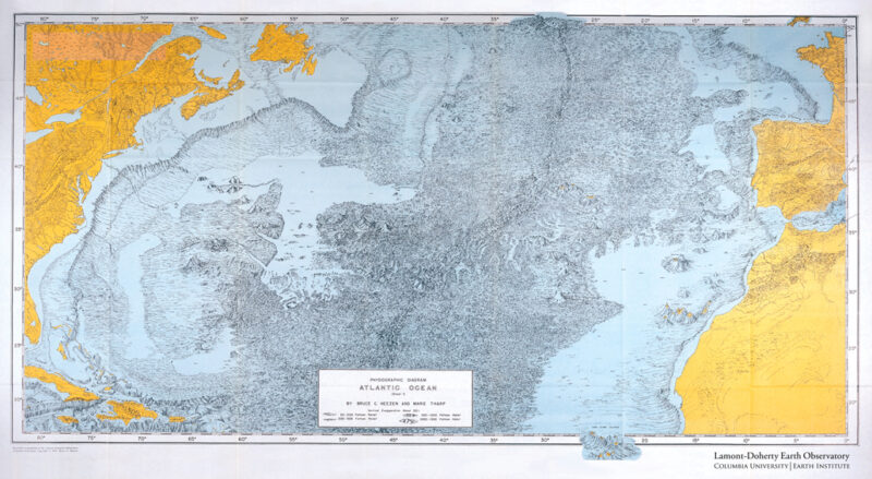 detailed map of landforms