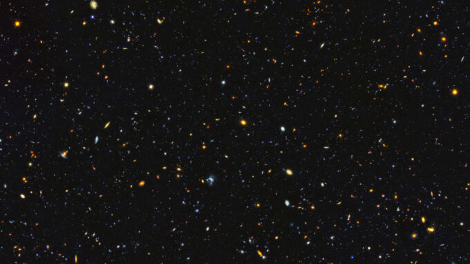 Hubble image of galaxies