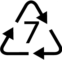 recycling symbol number 7