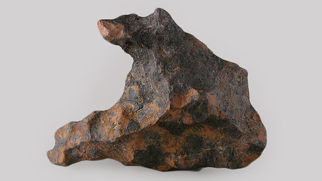 photo of Canyon Diablo meteorite