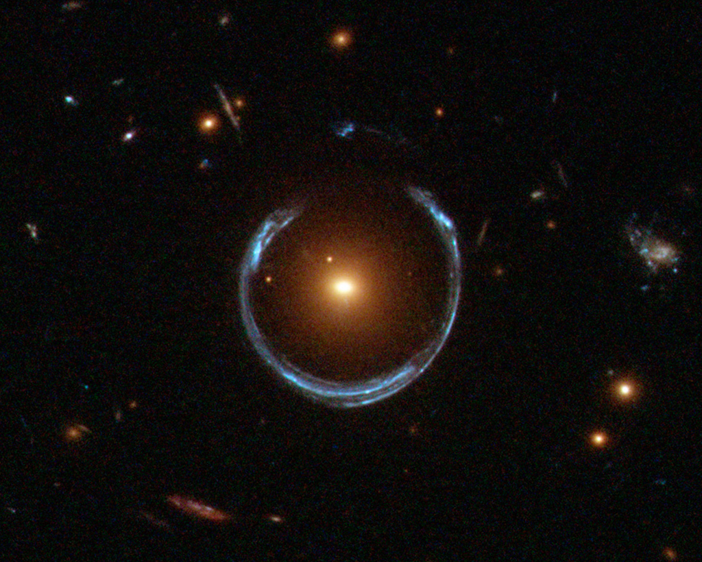 star with a horseshoe-shaped ring around it