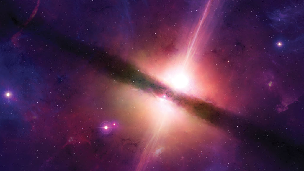Quasar illustration
