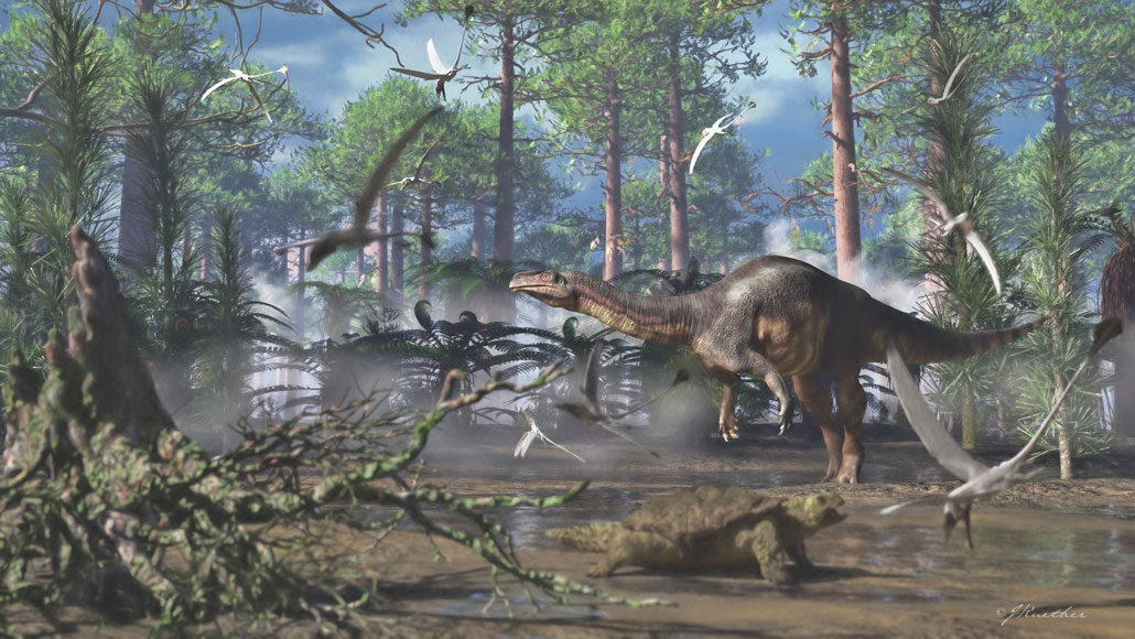 illustration of Plateosaurus