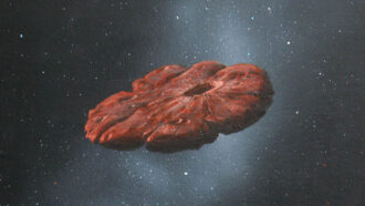 illustration of ‘Oumuamua