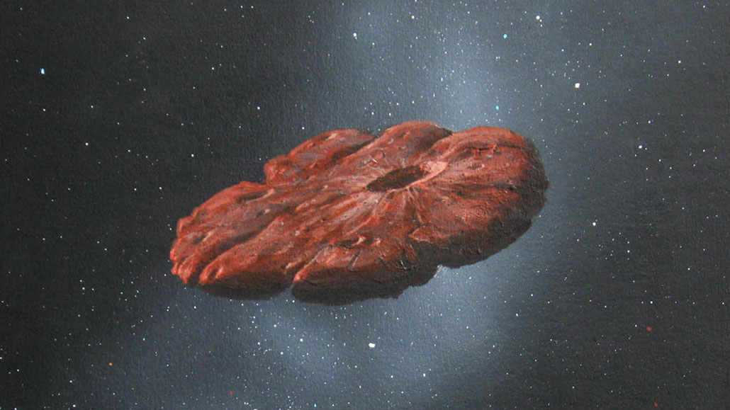 illustration of ‘Oumuamua