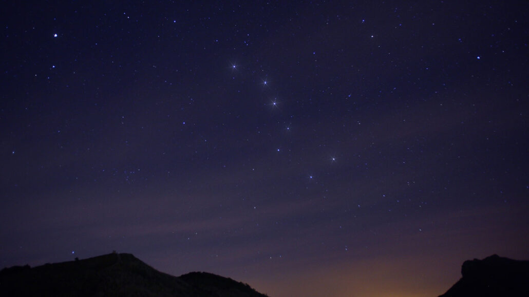 image of the big dipper constellation in the sky